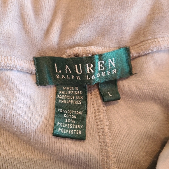 Ralph Lauren Lauren Women's Flare Leg Trousers, Size: Large Color: Tan - Picture 7 of 15